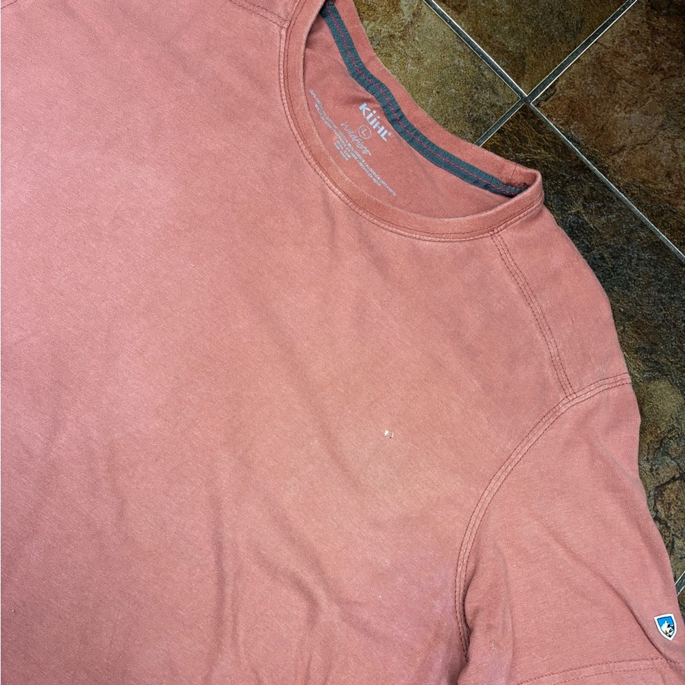 Kuhl Wildfiber Men's Short Sleeve Tee in Dusty Rose